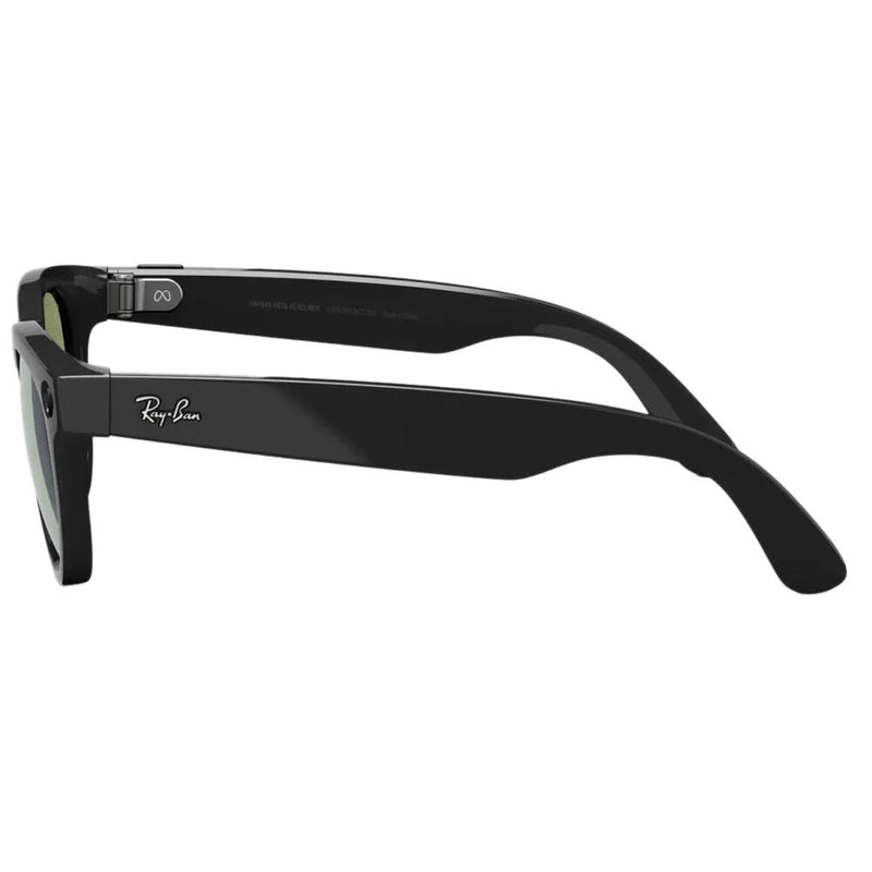 Meta Ray-Ban Headliner AI glasses with Polarization (Shiny Black, Standard)