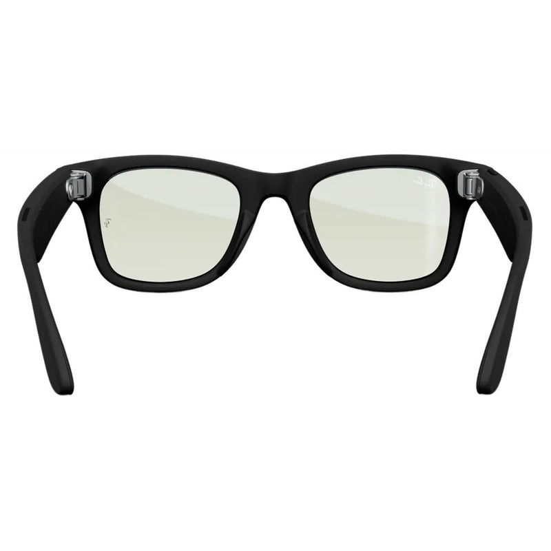 Meta Ray-Ban Wayfarer AI glasses with Transitions (Matte Black, Standard)