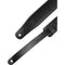 Gator Levy's Amped Leather Series Guitar Strap (Black/White)