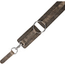 Gator Levy's Baldric Series Leather Guitar Strap (Distressed Black)