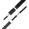 Gator Levy's Baldric Series Leather Guitar Strap (Black)