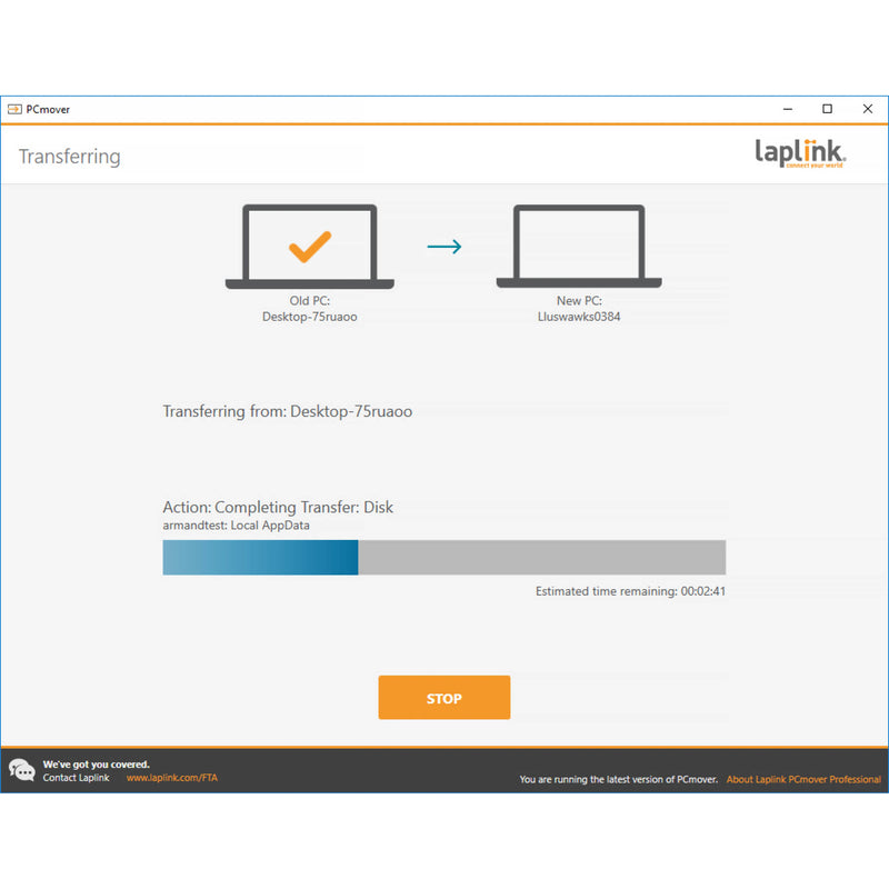 Laplink PCmover Professional 11 (2 Uses, Download)