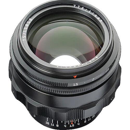 TTArtisan 75mm f/1.5 Swirly Bokeh Lens (M42, Black)