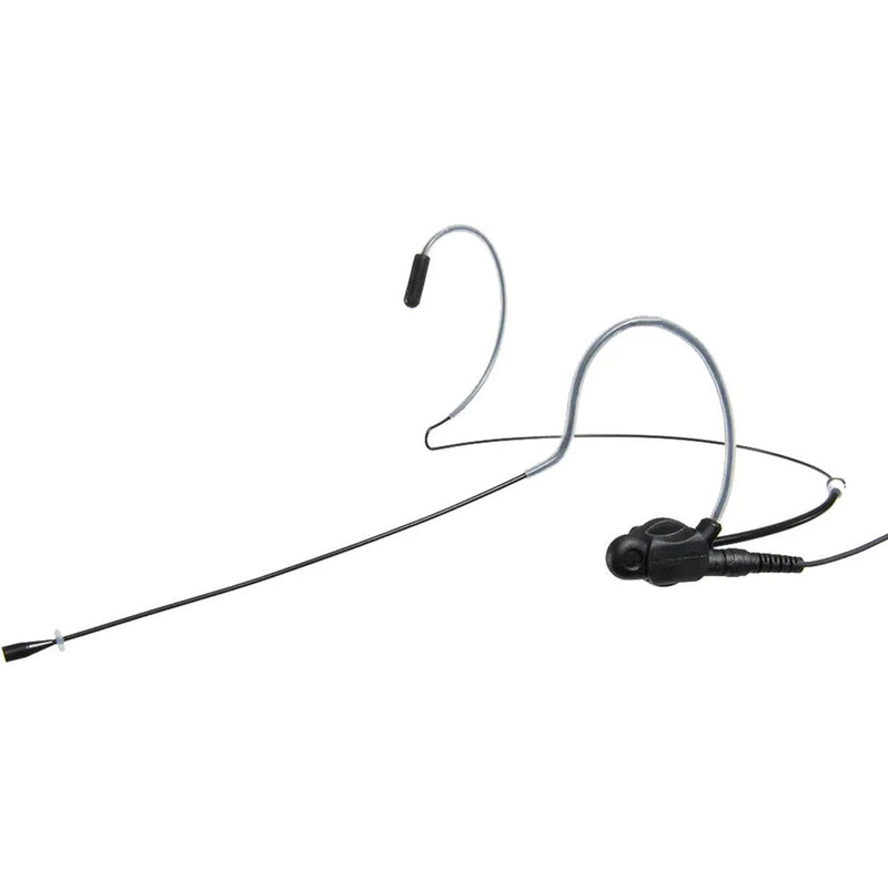 Airwave Technologies HSD-Diamond Slim Clip System Dual-Ear Headset Microphone (Black, Shure TA4)