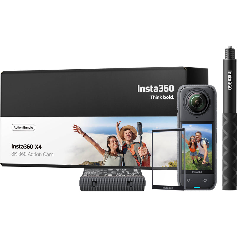 Insta360 X4 360&deg; 8K Camera Action Kit