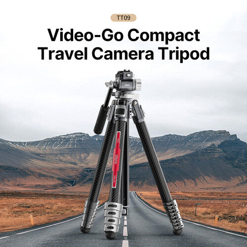 Ulanzi TT09 VideoGo Carbon Fiber Travel Tripod (F38 System)