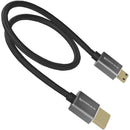 Kondor Blue High-Speed Mini-HDMI to HDMI Cable (Raven Black, 16")