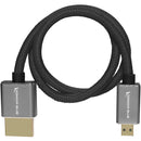 Kondor Blue High-Speed Micro-HDMI to HDMI Cable (Raven Black, 16")