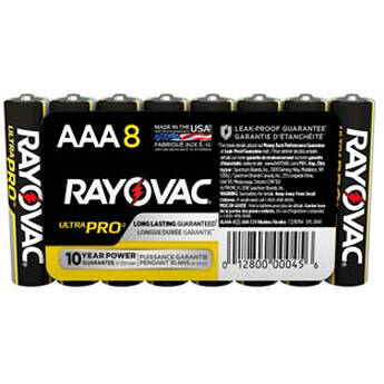 RAYOVAC AAA 1.5V Alkaline Batteries (8-Pack)