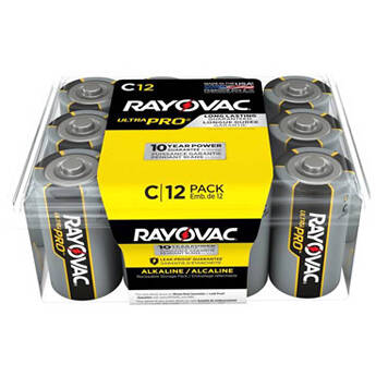 RAYOVAC C 1.5V Alkaline Batteries (12-Pack)