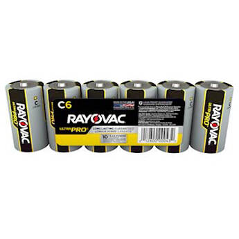 RAYOVAC C 1.5V Alkaline Batteries (6-Pack)