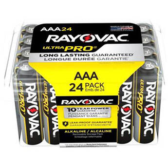 RAYOVAC AAA 1.5V Alkaline Batteries (24-Pack)