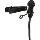 Airwave Technologies LAV-Slimline+ Omni Miniature Lavalier Microphone (Black, Audio Technica cW)