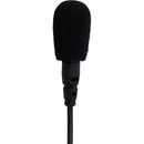 Airwave Technologies LAV-Titanium Omni Compact Lavalier Microphone (Black, Audio Technica cW)