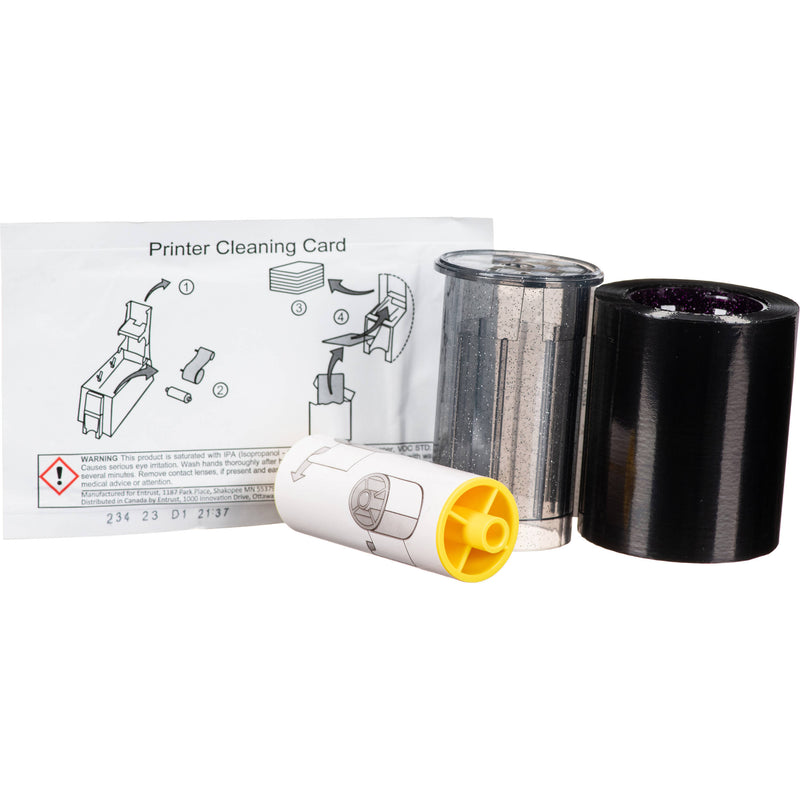 Entrust Monochrome Ribbon Kit (Black, Standard / Food Safe)