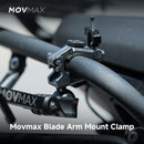 MOVMAX Tube Clamp Mount with Ball Head for Blade Arm