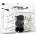 Bubblebee Industries The Lav Concealer for Rode Lavalier II Mic (3 Black, 3 White)