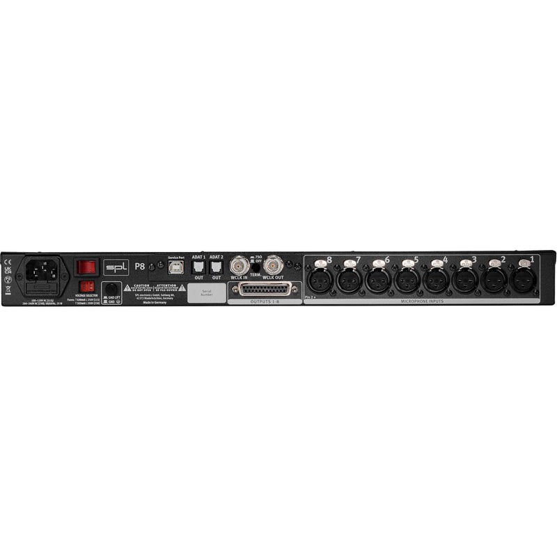 SPL P8 Eight-Channel Preamplifier with ADAT Converter