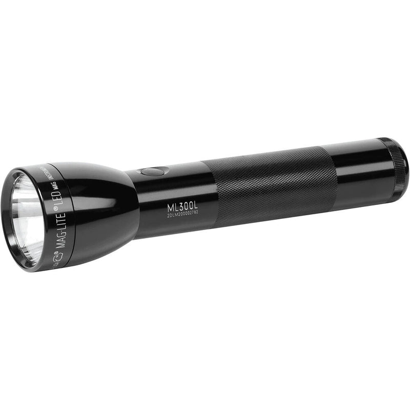 Maglite ML300L 2-Cell D LED Flashlight (Black)