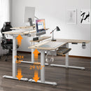 Eureka L-Shaped Standing Desk (Right, Oak)