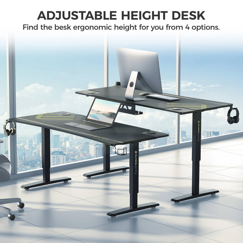 Eureka Manual Height-Adjustable Desk