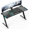 Eureka Gaming Desk with Z-Shaped Legs (61.5 x 25.2")