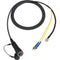 Camplex LEMO PUW to Dual SC & 6-Pin RG In-Line Fiber Breakout Cable (10')