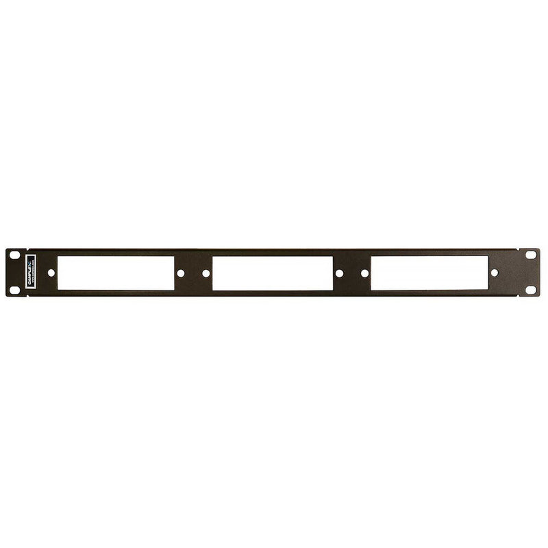 Camplex CMX-MPR-1RUP-BS 1RU LGX 19" Rack Mount Panel Up to 3 Fiber Adapter Modules - B-Stock (Open Box)