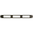 Camplex CMX-MPR-1RUP-BS 1RU LGX 19" Rack Mount Panel Up to 3 Fiber Adapter Modules - B-Stock (Open Box)