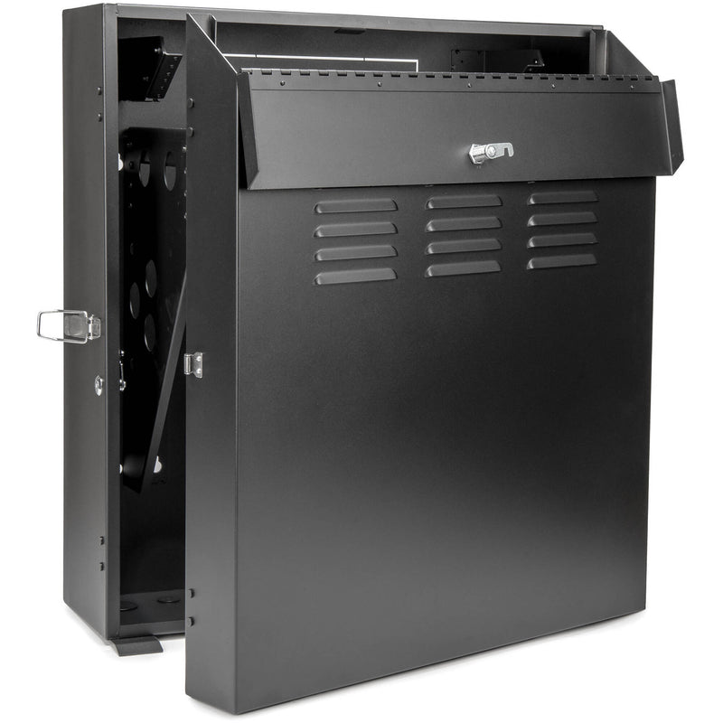 Rocstor SolidRack 6 RU Low-Profile Vertical Mount Switch Rack Enclosure Cabinet