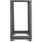 Rocstor SolidRack Open Frame 4-Post Adjustable Depth Rack (Black, 22 RU)