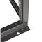 Rocstor SolidRack Open Frame 4-Post Adjustable Depth Rack (Black, 22 RU)