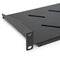 Rocstor 1 RU Vented Universal Cantilever Rackmount Shelf (7", Black)