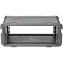 SKB iSeries 4 RU Injection Molded Deep Rack with Wheels (11", Gray)