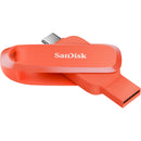 SanDisk 128GB Phone Drive USB 3.2 Gen 1 Flash Drive (Nasturium Orange)