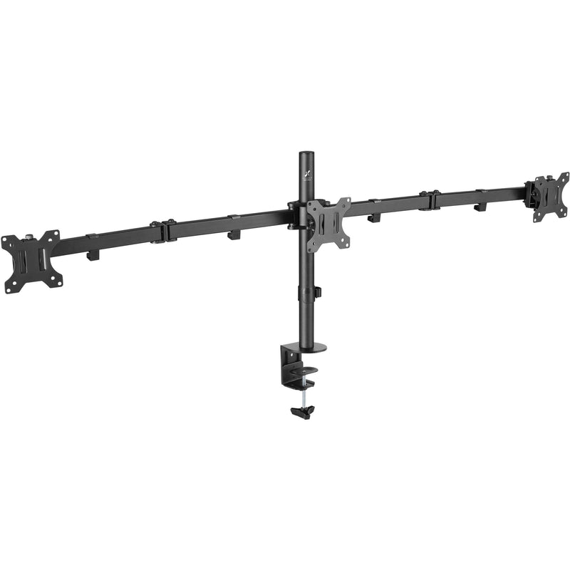 Helder Triple-Monitor Tabletop Clamp Mount for 13 to 27" Monitors