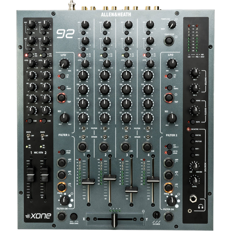 Allen & Heath XONE:92 MK2 Professional 4+2 Channel Analog DJ Mixer