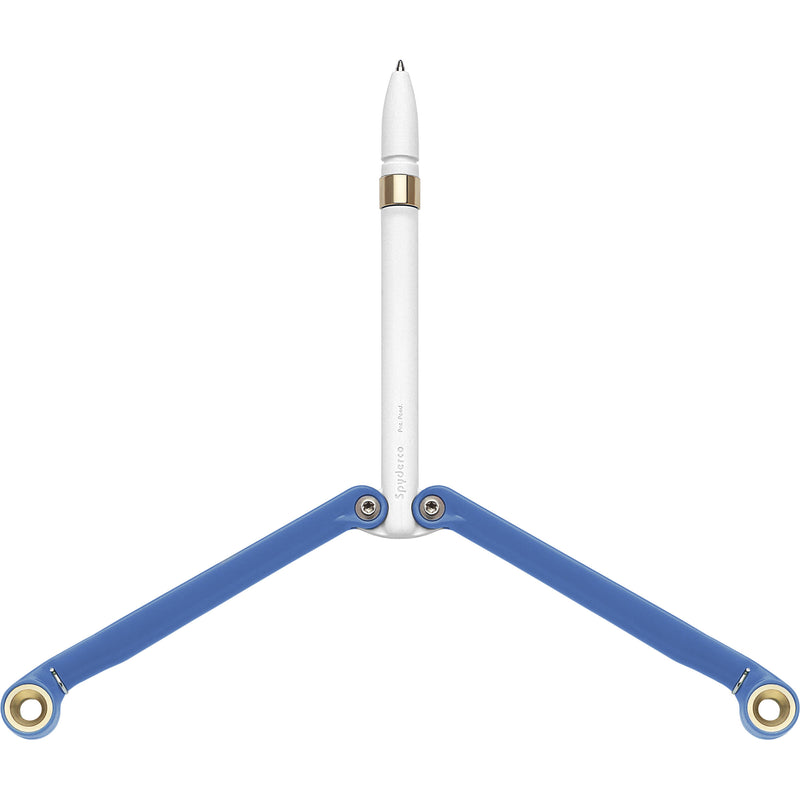 Spyderco BaliYo Butterfly Pen (White Pen and Blue Handles)