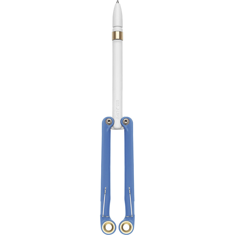 Spyderco BaliYo Butterfly Pen (White Pen and Blue Handles)