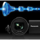 Panasonic HC-VX3 UHD 4K Camcorder with 24x Zoom