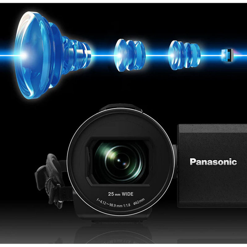 Panasonic HC-VX3 UHD 4K Camcorder with 24x Zoom