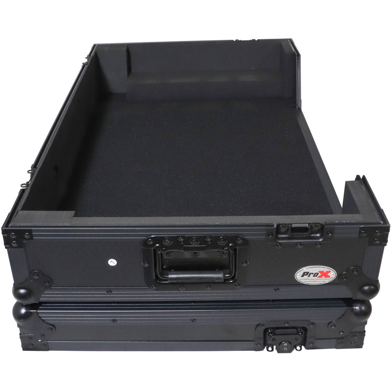 ProX Flight Case with 1 Rack Space and Wheels for AlphaTheta XDJ-AZ Controllers (All-Black)