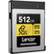 Lexar 512GB Professional GOLD CFexpress 4.0 Type B Memory Card