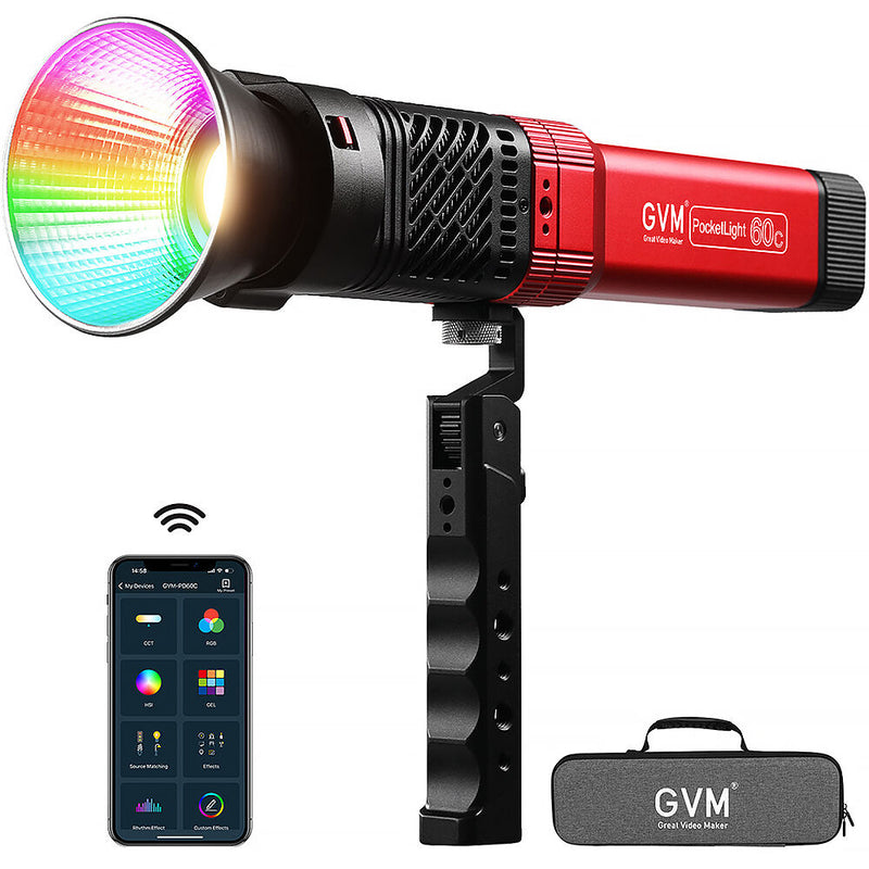 GVM PD60C RGB Pocket LED Monolight