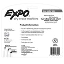 Expo Markers Low-Odor Dry Erase Marker with Ultra-Fine Tip (8-Pack, Black)