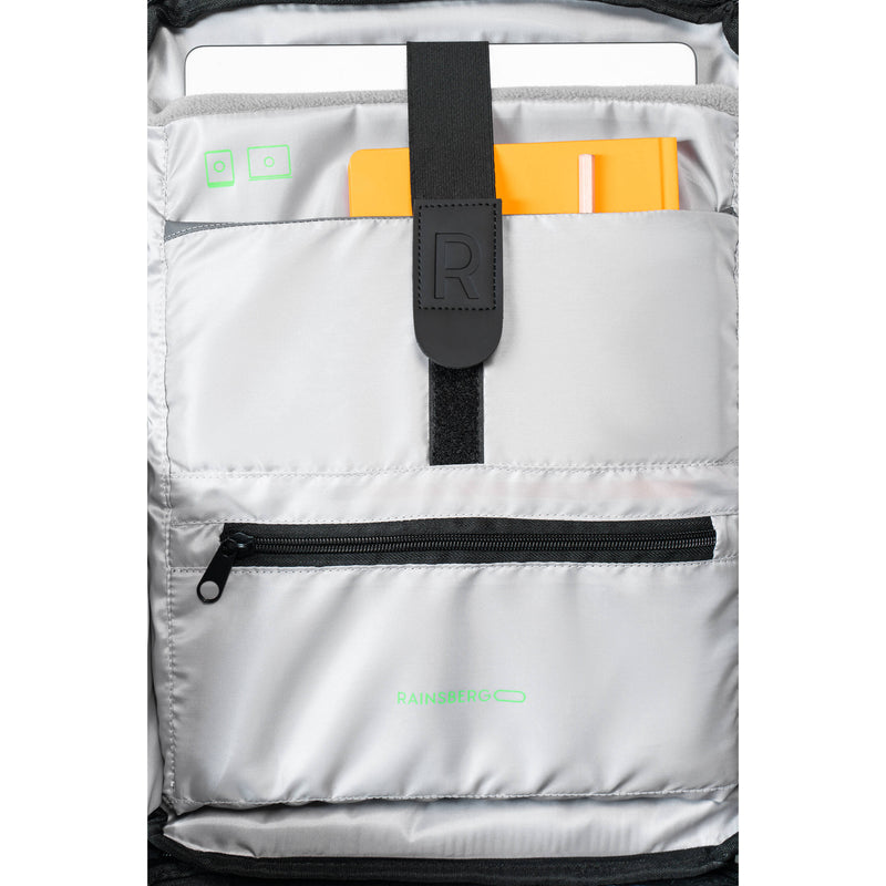 RAINSBERG Classic Backpack (Graphite with Gray Lining)