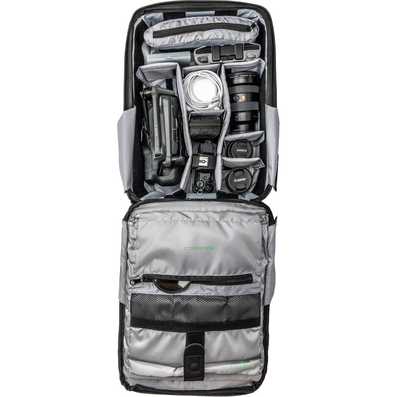 RAINSBERG Photo-X Backpack (Black with Gray Lining)