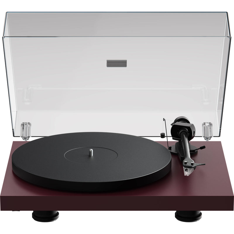 Pro-Ject Audio Systems Debut EVO 2 Manual Two-Speed Turntable (Satin Wine Red)