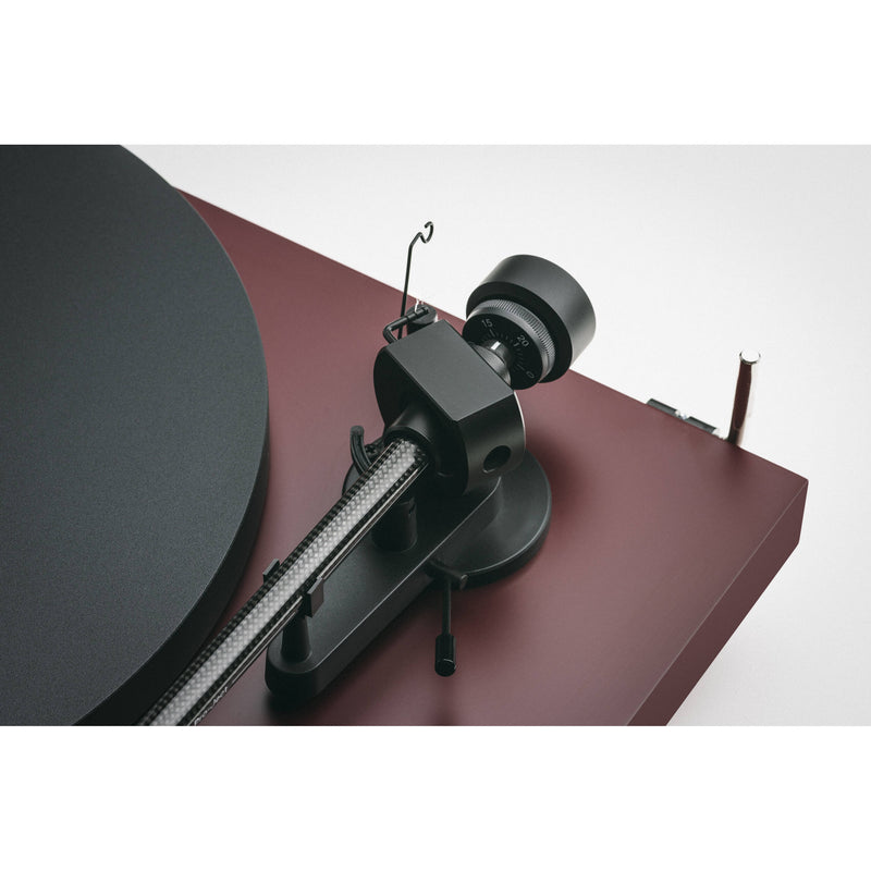 Pro-Ject Audio Systems Debut EVO 2 Manual Two-Speed Turntable (Satin Wine Red)