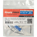 SimplyFIBER SC/UPC Single-Mode Mechanical Reusable Connector (Blue)